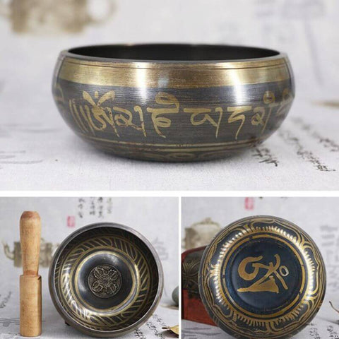 Bol-tibétain-méditation-cuivre-bois