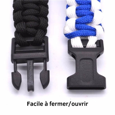 Bracelet de survie militaire robuste