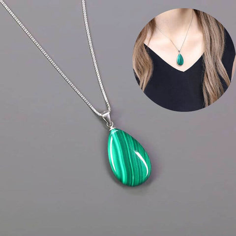 Pendentif-malachite