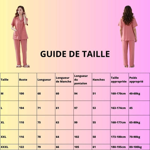 Pyjama chemise de nuit coton bio femme