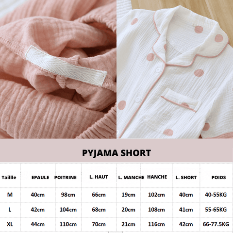 Pyjama coton bio femme