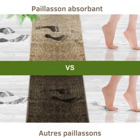 Tapis d'entrée tendance et absorbant