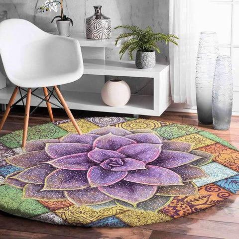 tapis-de-méditation - rond-mandala